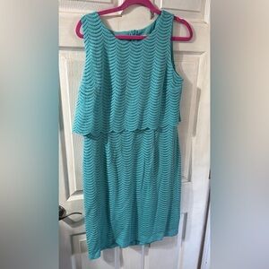Turquoise Sleeveless Dress